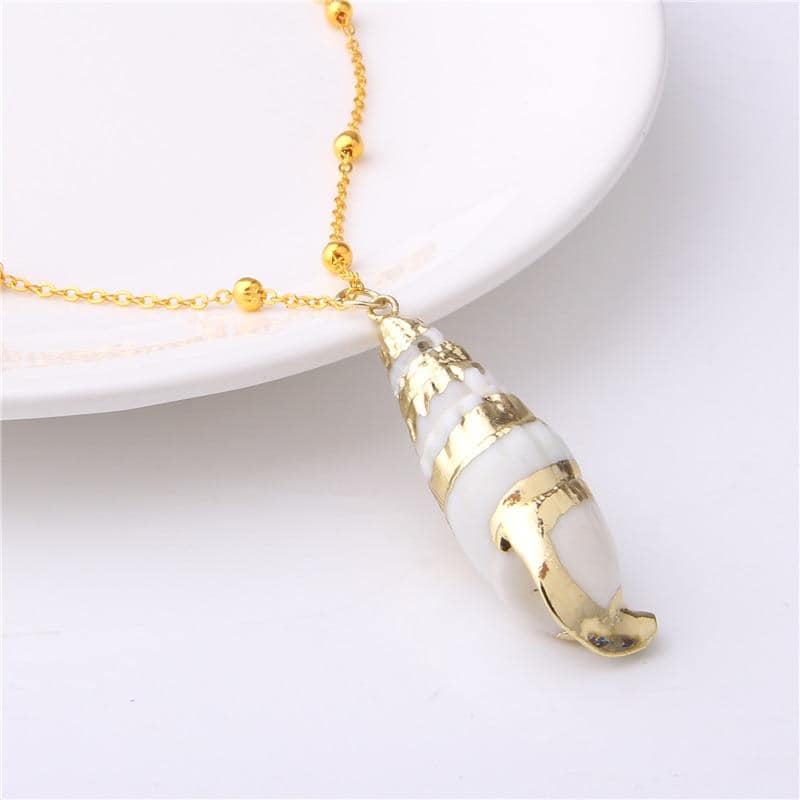 Boho Conch Shell Necklace Boho Conch Shell Necklace