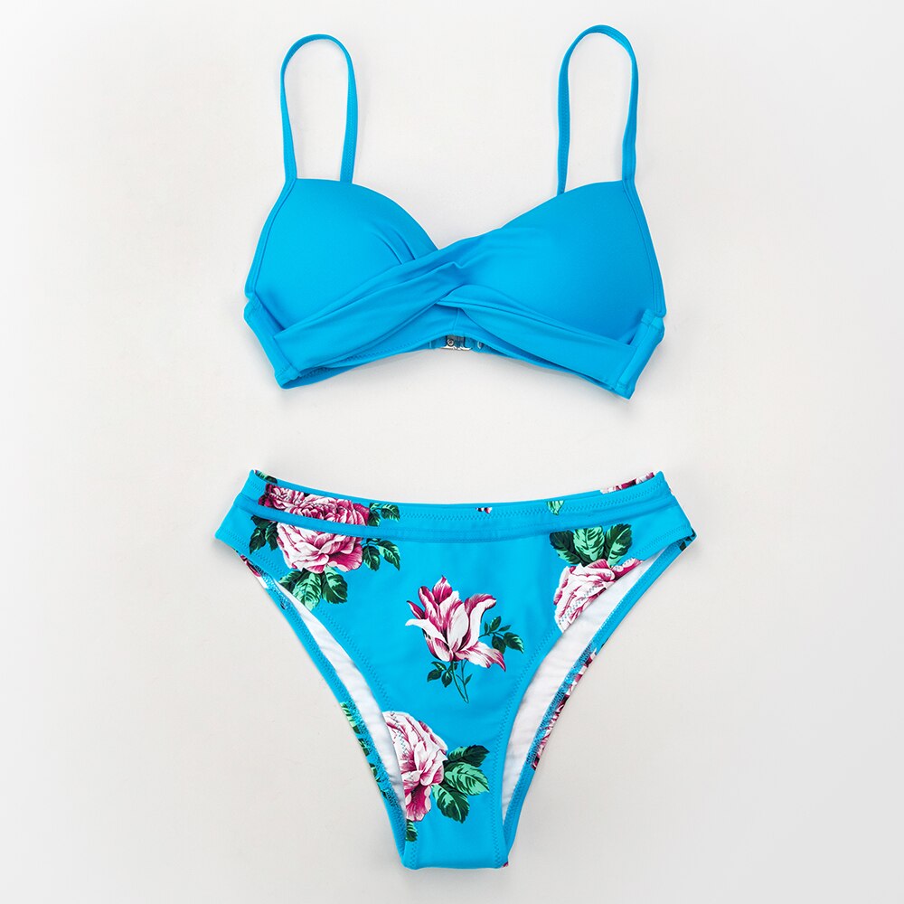 CUPSHE Push Up Floral Wrap Bikini Sets Women Sexy Thong Two Pieces Swimsuits 2021 New Girl Beach Bathing Suits Swimwear CUPSHE Push Up Floral Wrap Bikini Sets Women Sexy Thong Two Pieces Swimsuits 2021 New Girl Beach Bathing Suits Swimwear