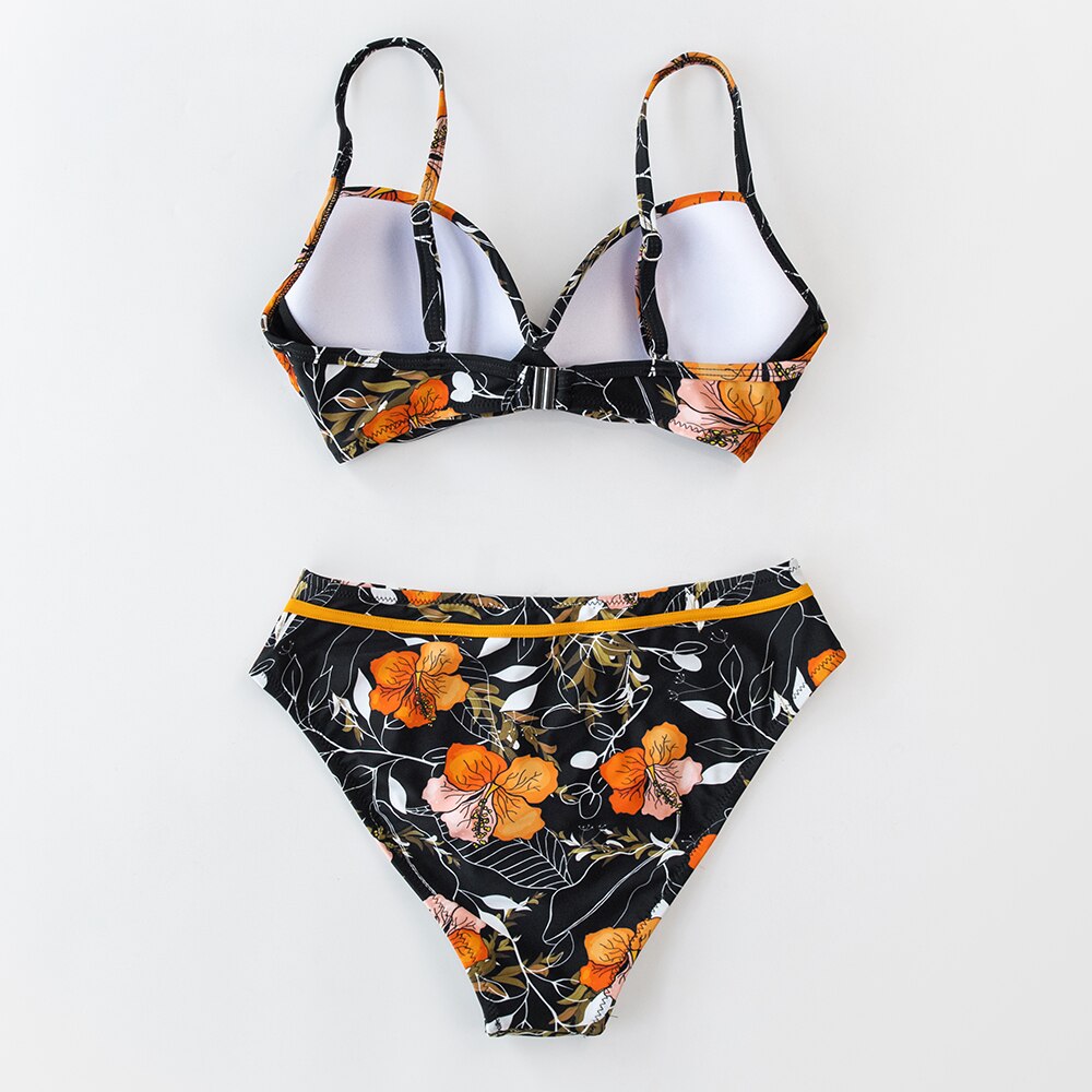 CUPSHE Push Up Floral Wrap Bikini Sets Women Sexy Thong Two Pieces Swimsuits 2021 New Girl Beach Bathing Suits Swimwear CUPSHE Push Up Floral Wrap Bikini Sets Women Sexy Thong Two Pieces Swimsuits 2021 New Girl Beach Bathing Suits Swimwear