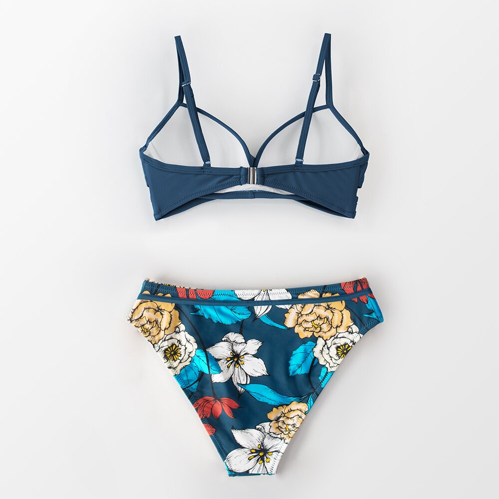 CUPSHE Push Up Floral Wrap Bikini Sets Women Sexy Thong Two Pieces Swimsuits 2021 New Girl Beach Bathing Suits Swimwear CUPSHE Push Up Floral Wrap Bikini Sets Women Sexy Thong Two Pieces Swimsuits 2021 New Girl Beach Bathing Suits Swimwear