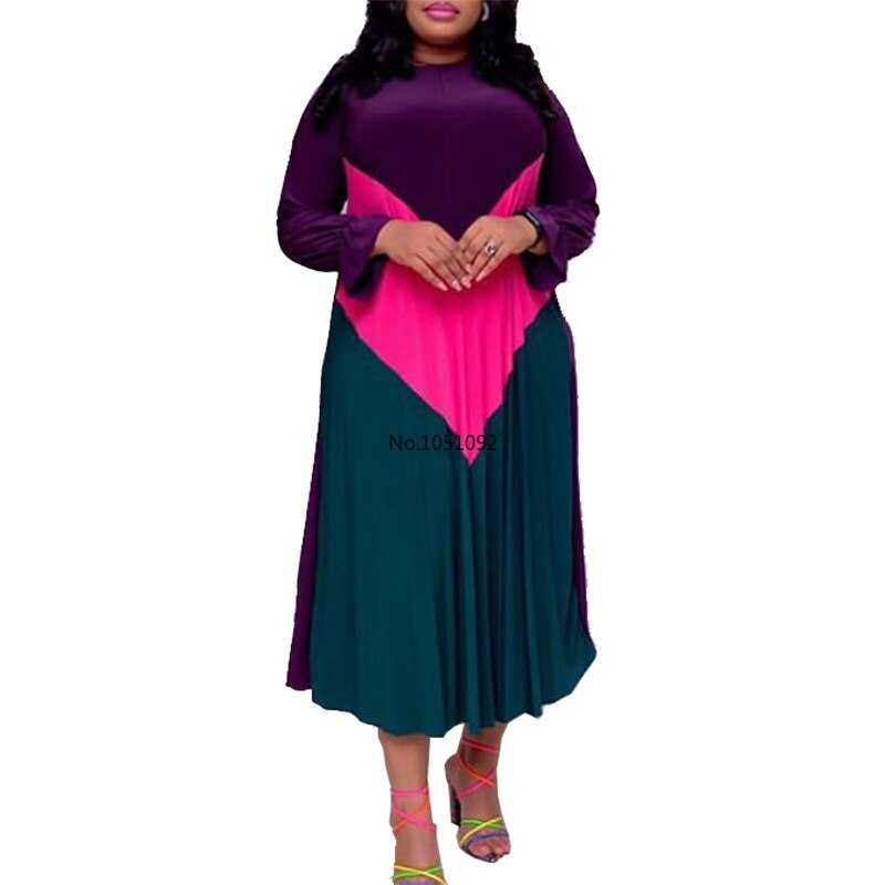 African Fashion Dashiki Print Patchwork Dress Women Clothes Pocket Ladies Bazin Nigerian Ankara Dress Split Long Robe Plus Size African Fashion Dashiki Print Patchwork Dress Women Clothes Pocket Ladies Bazin Nigerian Ankara Dress Split Long Robe Plus Size