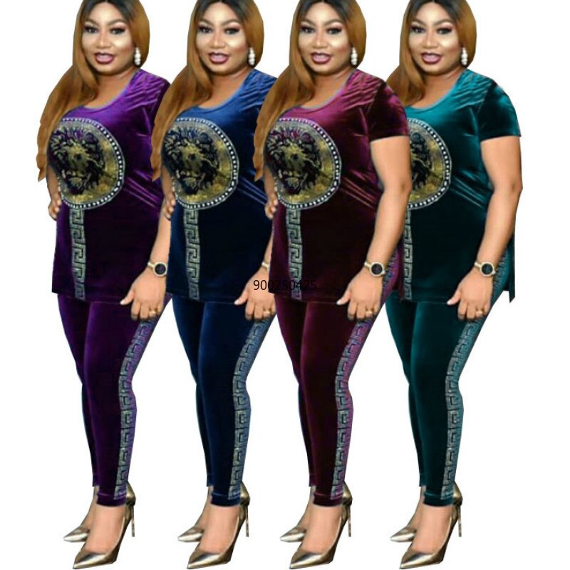 Hot Sale 2020 African Dresses for Women Shoulder Top Pant Suit Wide Leg Trousers Ankara Robe Africaine Sexy Ladies Dashiki Print Hot Sale 2020 African Dresses for Women Shoulder Top Pant Suit Wide Leg Trousers Ankara Robe Africaine Sexy Ladies Dashiki Print