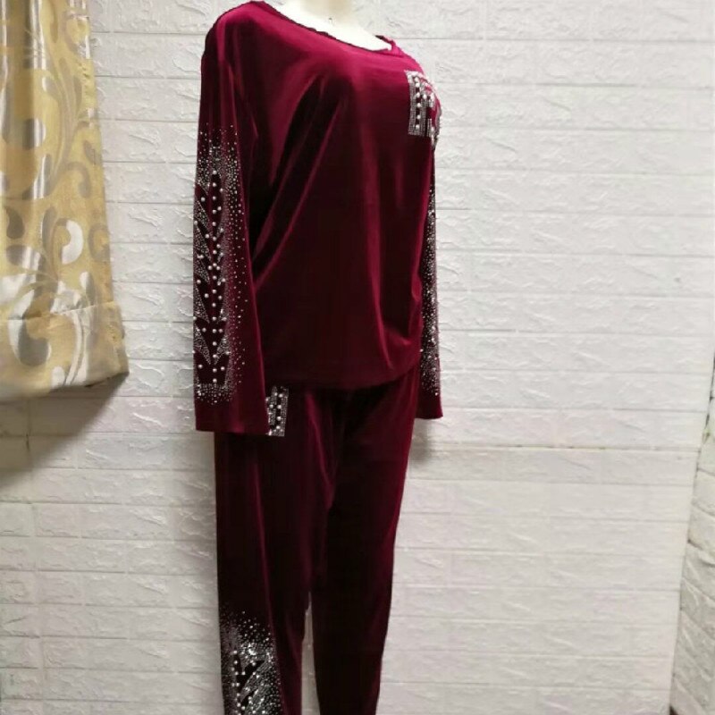 Hot Sale 2020 African Dresses for Women Shoulder Top Pant Suit Wide Leg Trousers Ankara Robe Africaine Sexy Ladies Dashiki Print Hot Sale 2020 African Dresses for Women Shoulder Top Pant Suit Wide Leg Trousers Ankara Robe Africaine Sexy Ladies Dashiki Print