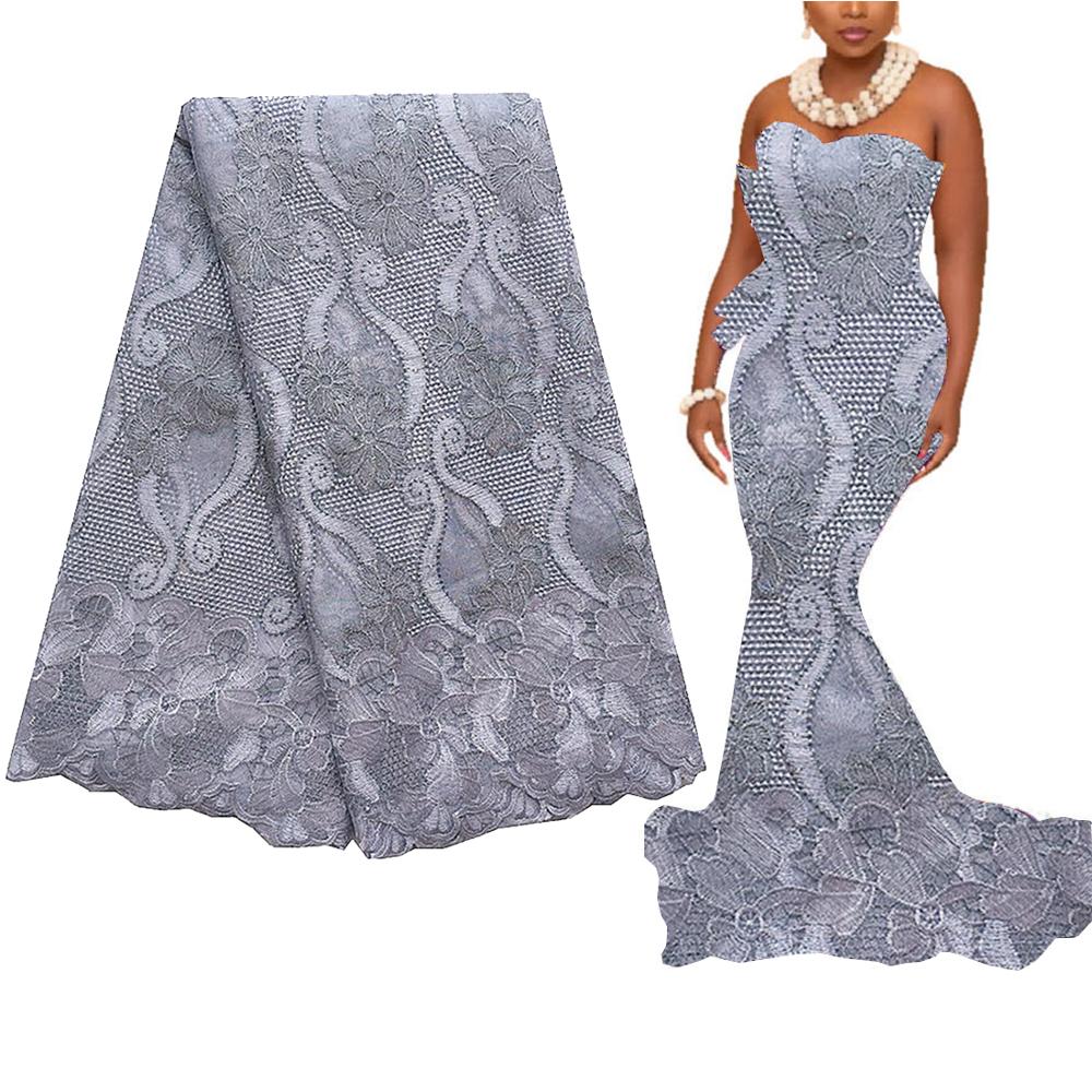 Wedding Latest African Laces Fabric 2020 High Quality Nigerian Lace Fabrics 5 yards Embroidery Guipure Cord French Lace Fabric Wedding Latest African Laces Fabric 2020 High Quality Nigerian Lace Fabrics 5 yards Embroidery Guipure Cord French Lace Fabric