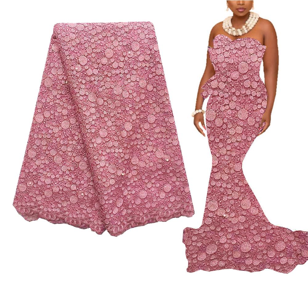 2021 Embroidery Swiss Cord Materials African Lace Fabric 5 Yards Latest French Guipure Tulle Lace Fabric Wedding Nigerian Lace 2021 Embroidery Swiss Cord Materials African Lace Fabric 5 Yards Latest French Guipure Tulle Lace Fabric Wedding Nigerian Lace