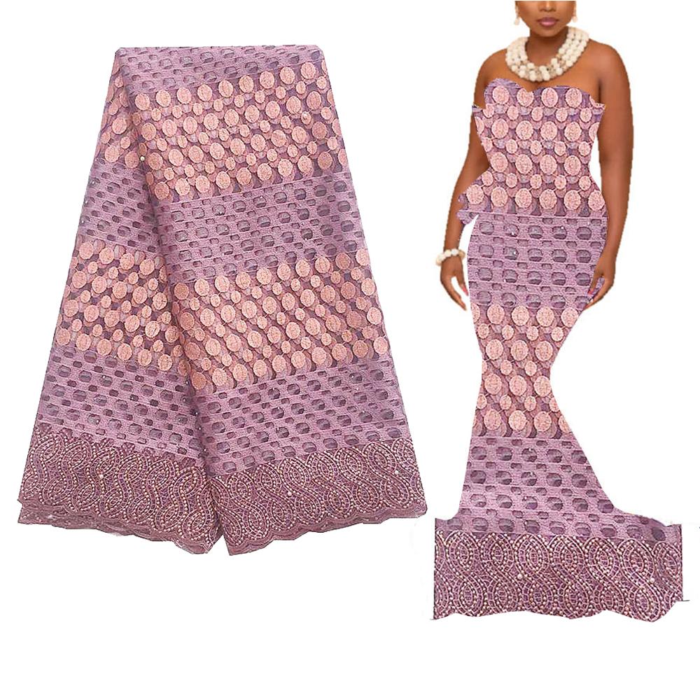 2021 Embroidery Swiss Cord Materials African Lace Fabric 5 Yards Latest French Guipure Tulle Lace Fabric Wedding Nigerian Lace 2021 Embroidery Swiss Cord Materials African Lace Fabric 5 Yards Latest French Guipure Tulle Lace Fabric Wedding Nigerian Lace