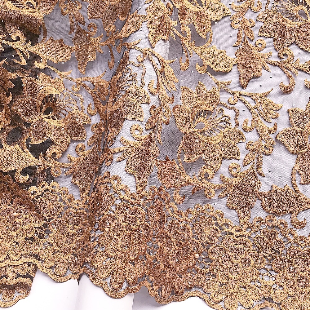 2021 Embroidery Swiss Cord Materials African Lace Fabric 5 Yards Latest French Guipure Tulle Lace Fabric Wedding Nigerian Lace 2021 Embroidery Swiss Cord Materials African Lace Fabric 5 Yards Latest French Guipure Tulle Lace Fabric Wedding Nigerian Lace