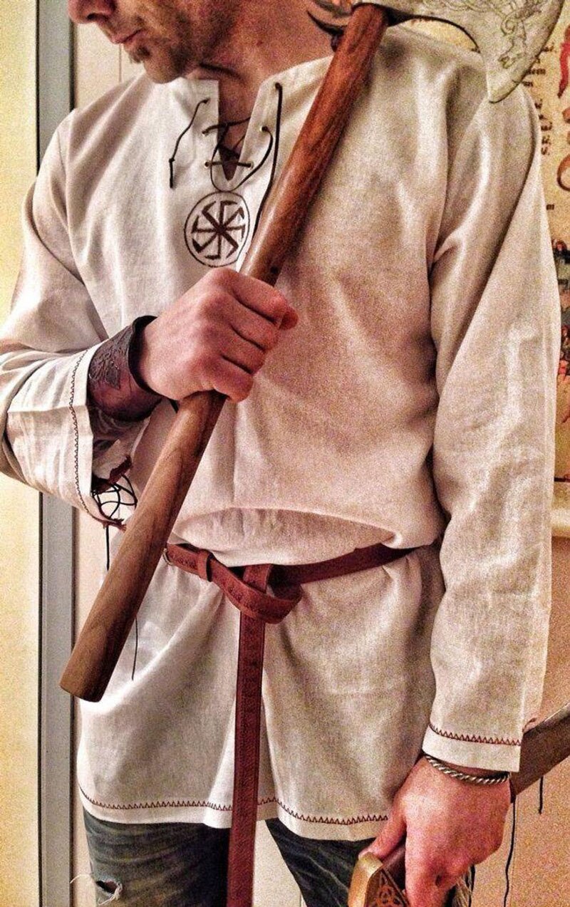 Medieval Viking Pirate Linen Top Shirt Costume Renaissance Mens Nordic Retro T-shirt Beard Cosplay Tee Lace-Up For Adult Belted Medieval Viking Pirate Linen Top Shirt Costume Renaissance Mens Nordic Retro T-shirt Beard Cosplay Tee Lace-Up For Adult Belted