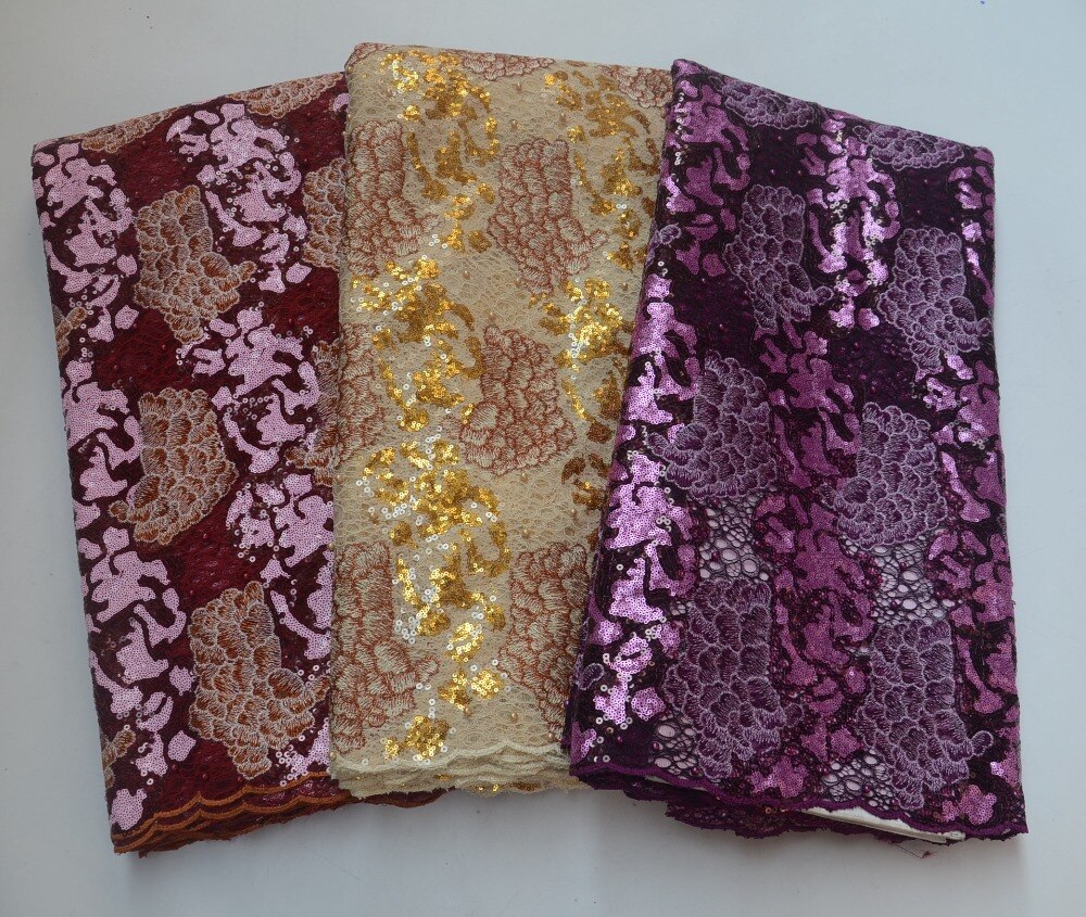 Shiny sequins African lace with beads Unique New Handuct organza fabric Nigerian Ghana sewing clothes 5 yards Shiny sequins African lace with beads Unique New Handuct organza fabric Nigerian Ghana sewing clothes 5 yards