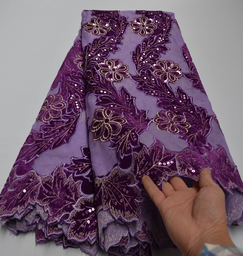 Velvet Lace Fabric for Dresses Latest Nigerian French Tulle Lace with Sequin High Quality African Sequins Lace Fabric TS9039 Velvet Lace Fabric for Dresses Latest Nigerian French Tulle Lace with Sequin High Quality African Sequins Lace Fabric TS9039
