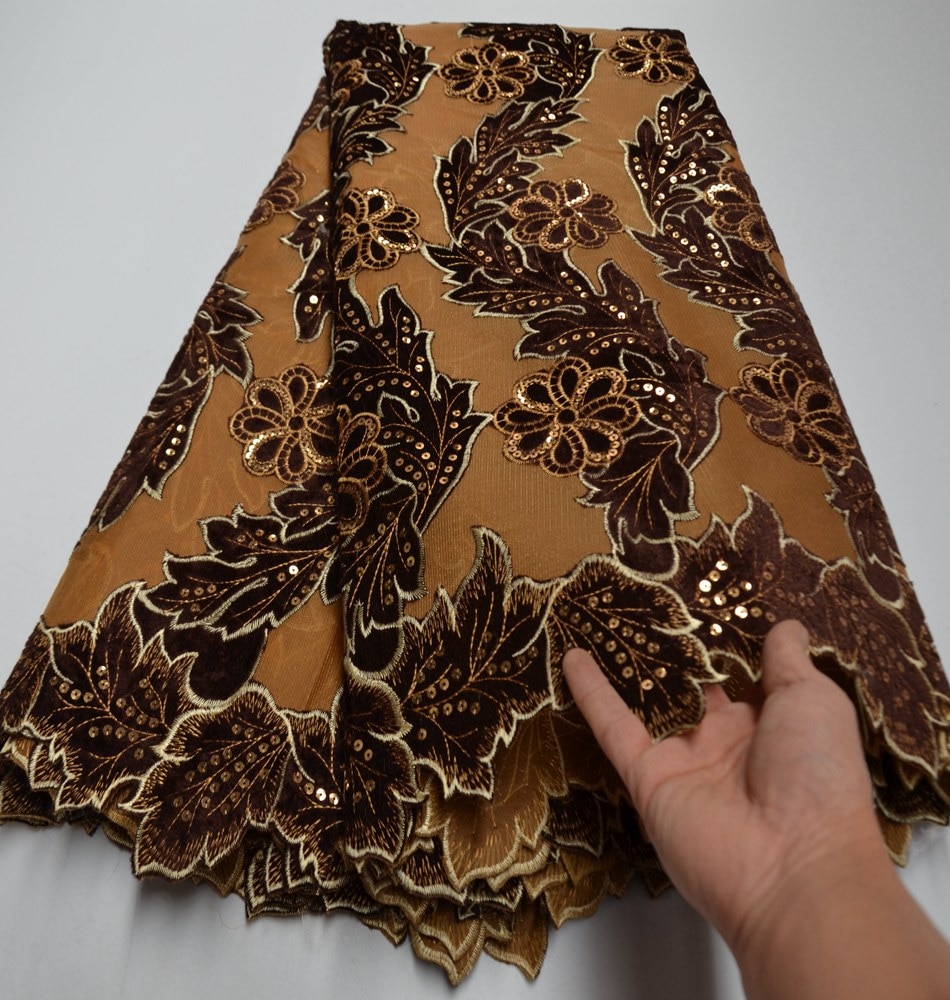 Velvet Lace Fabric for Dresses Latest Nigerian French Tulle Lace with Sequin High Quality African Sequins Lace Fabric TS9039 Velvet Lace Fabric for Dresses Latest Nigerian French Tulle Lace with Sequin High Quality African Sequins Lace Fabric TS9039