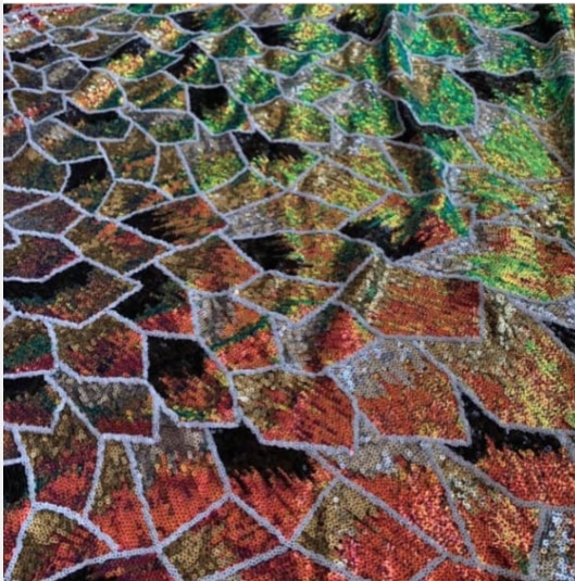 Newest African Lace Fabric High Quality Lace changing With Sequins color Latest French Tulle Lace Fabric For Party dress ML8772 Newest African Lace Fabric High Quality Lace changing With Sequins color Latest French Tulle Lace Fabric For Party dress ML8772