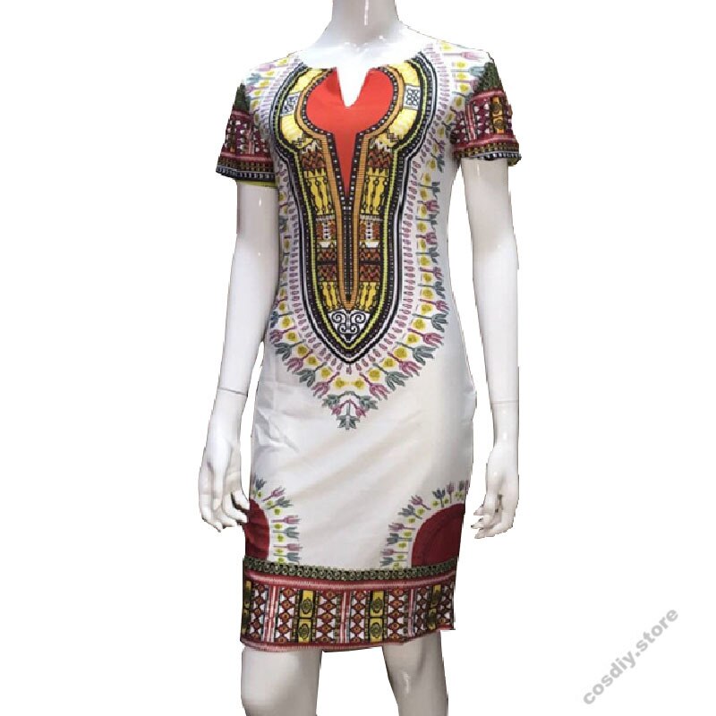 Casual Boho African Dashiki Print Bomber Tunic Dress Bodycon Summer Female V Neck Short Sleeves Robe Split Shirt Dress For Women Casual Boho African Dashiki Print Bomber Tunic Dress Bodycon Summer Female V Neck Short Sleeves Robe Split Shirt Dress For Women