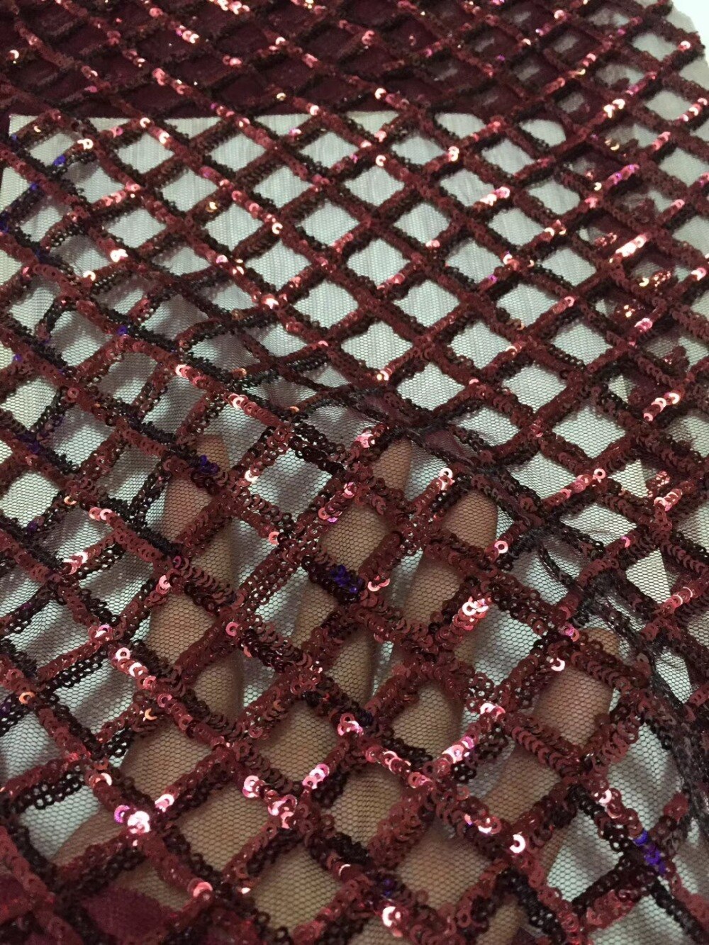 luxury sequin lace fabric high quality african lace fabric 2018 embroidered tulle net lace french fabric TS6617 luxury sequin lace fabric high quality african lace fabric 2018 embroidered tulle net lace french fabric TS6617