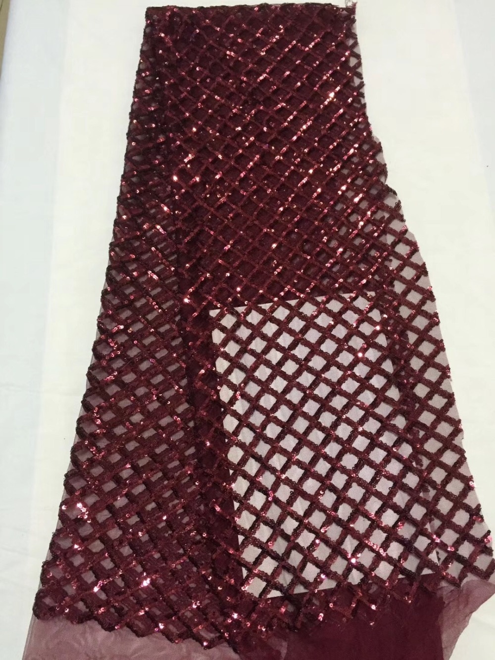 luxury sequin lace fabric high quality african lace fabric 2018 embroidered tulle net lace french fabric TS6617 luxury sequin lace fabric high quality african lace fabric 2018 embroidered tulle net lace french fabric TS6617