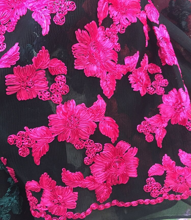 luxury sequin lace fabric high quality african lace fabric 2018 embroidered tulle net lace french fabric TS6617 luxury sequin lace fabric high quality african lace fabric 2018 embroidered tulle net lace french fabric TS6617