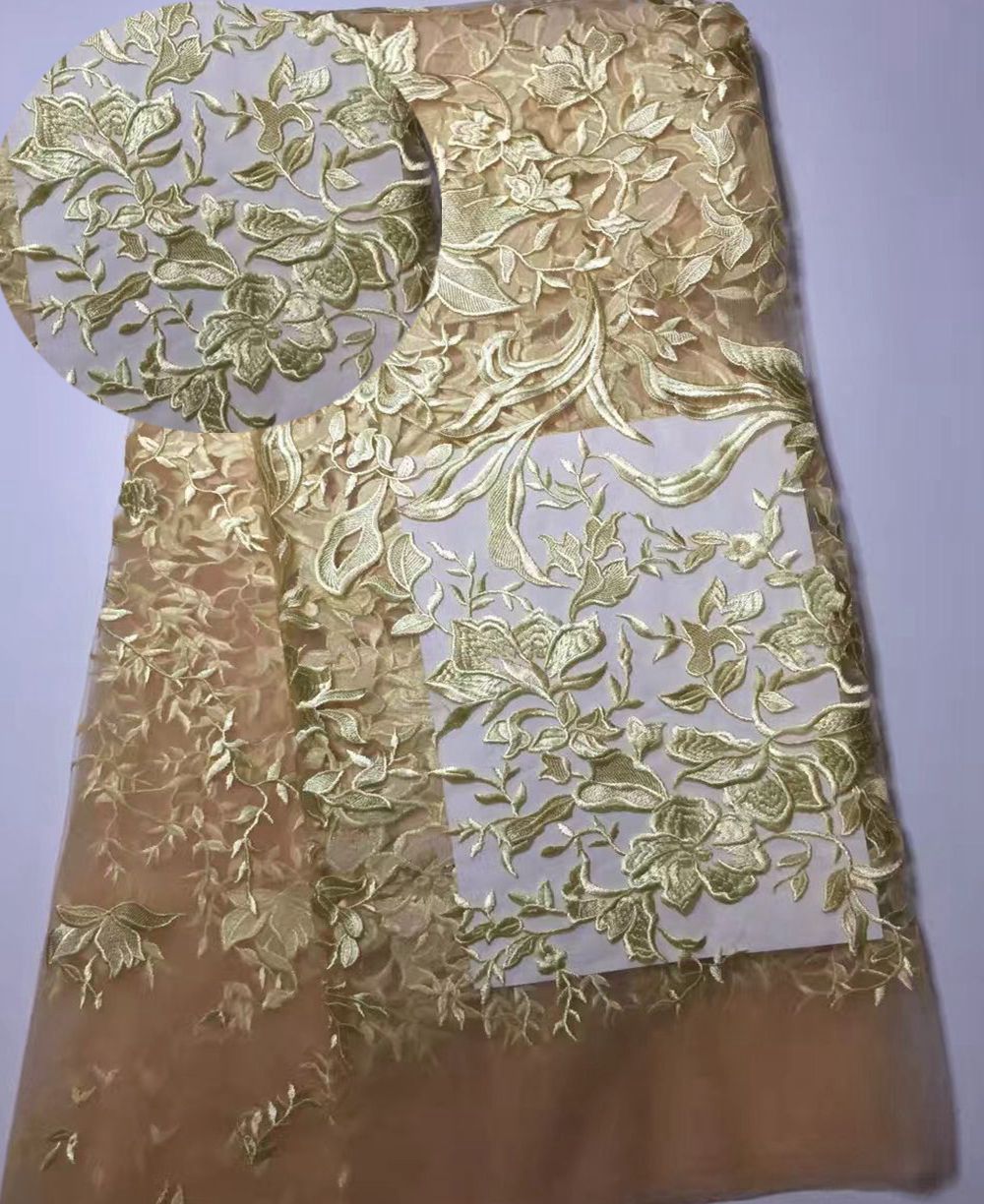 luxury sequin lace fabric high quality african lace fabric 2018 embroidered tulle net lace french fabric TS6617 luxury sequin lace fabric high quality african lace fabric 2018 embroidered tulle net lace french fabric TS6617