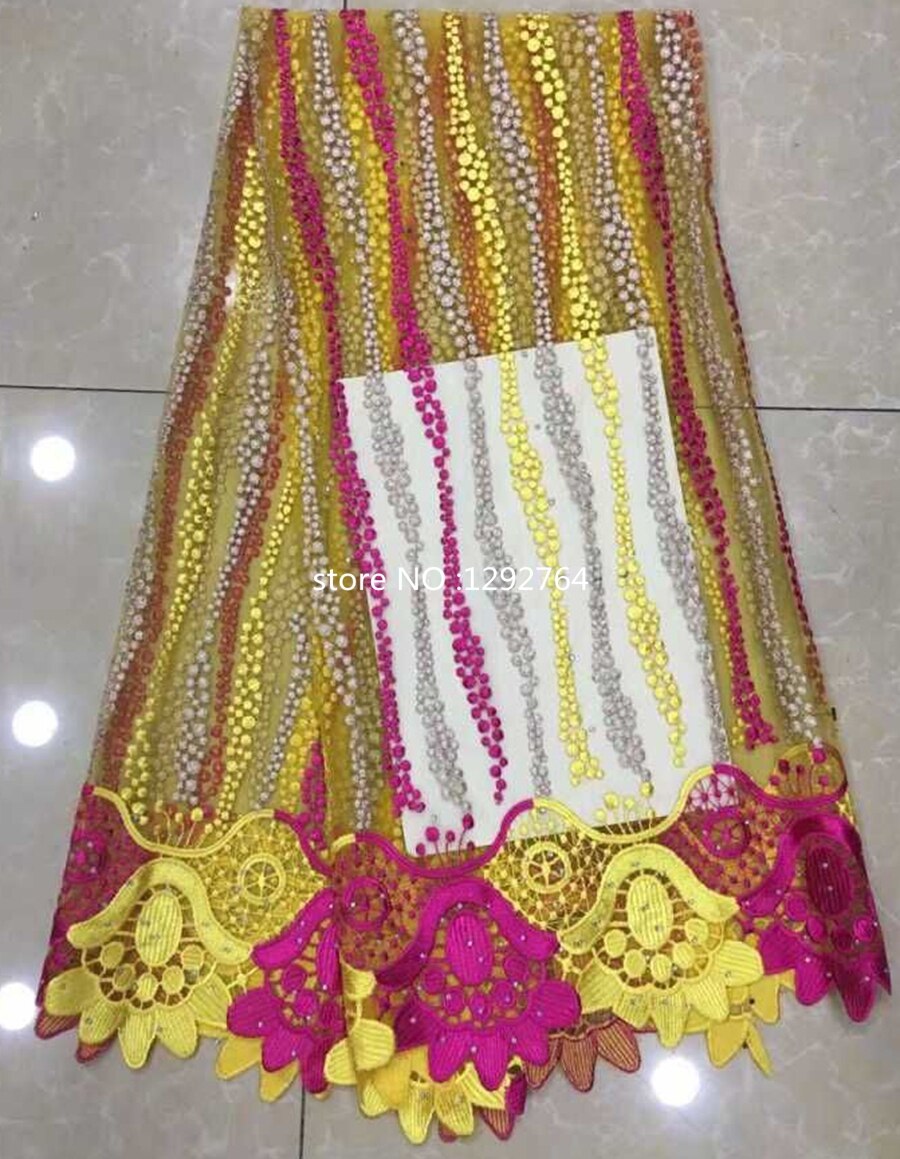 luxury sequin lace fabric high quality african lace fabric 2018 embroidered tulle net lace french fabric TS6617 luxury sequin lace fabric high quality african lace fabric 2018 embroidered tulle net lace french fabric TS6617