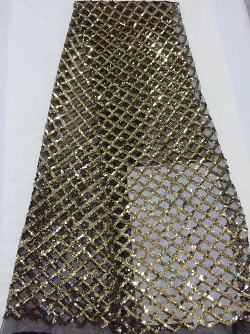 luxury sequin lace fabric high quality african lace fabric 2018 embroidered tulle net lace french fabric TS6617 luxury sequin lace fabric high quality african lace fabric 2018 embroidered tulle net lace french fabric TS6617