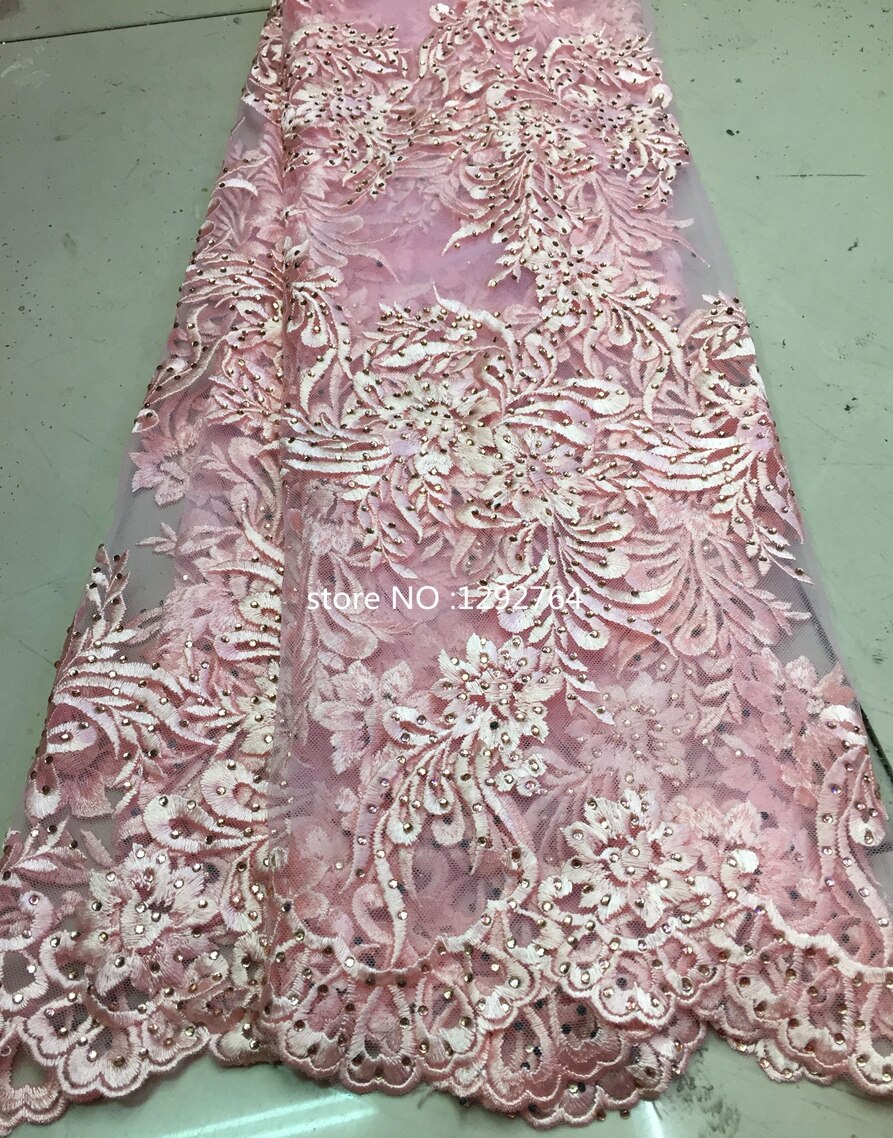 luxury sequin lace fabric high quality african lace fabric 2018 embroidered tulle net lace french fabric TS6617 luxury sequin lace fabric high quality african lace fabric 2018 embroidered tulle net lace french fabric TS6617