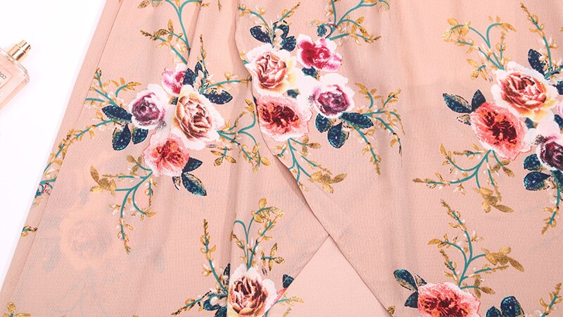 Miyouj Off Shoulder Beach Dress Women Bathing Suit Boho Style Bandeau Long Dresses Print White Chiffon Beachwear Summer Vestido