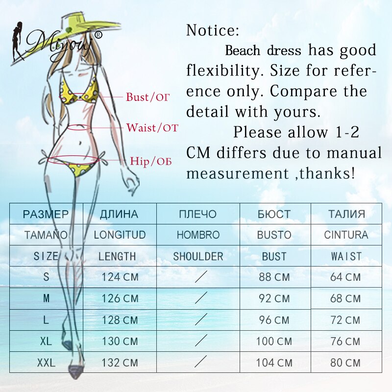 Miyouj Off Shoulder Beach Dress Women Bathing Suit Boho Style Bandeau Long Dresses Print White Chiffon Beachwear Summer Vestido