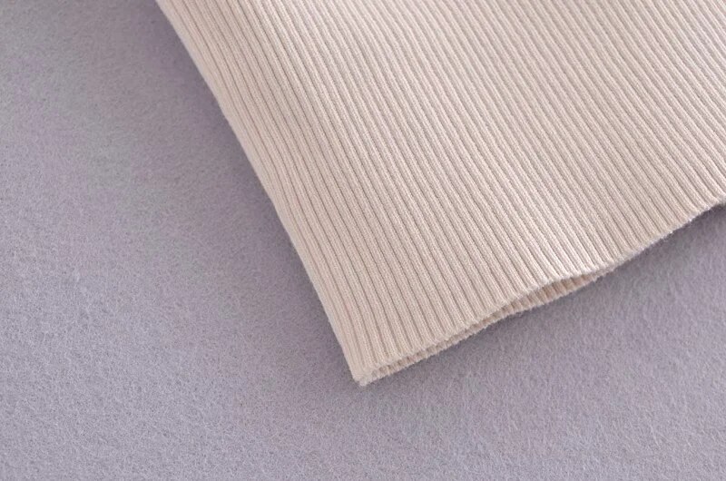 Za Women 2021 Beige Knit Crop Corset Top Woman Hollow Out Sexy Top On Thin Straps Tank Tops Basic Backless Summer Tops For Girls