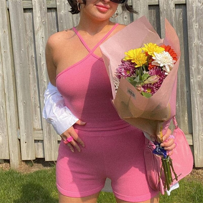 Za 2021 Black Cut Out Knit Basic Crop Top Women Backless Summer Clothes For Woman Sexy Bustier Thin Straps Tank Tops Female