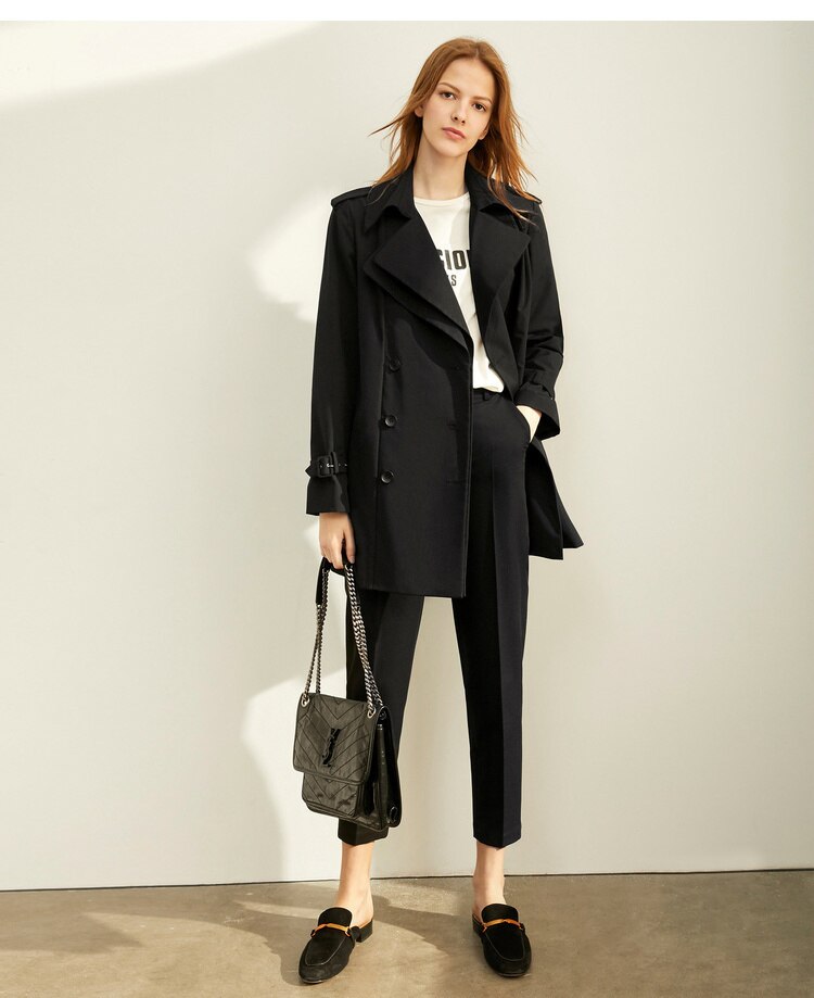 Amii Spring Summer Pants Female Office Lady Solid High Waist Female Trousers Fashion Straight Suit Pants For Women 11960733