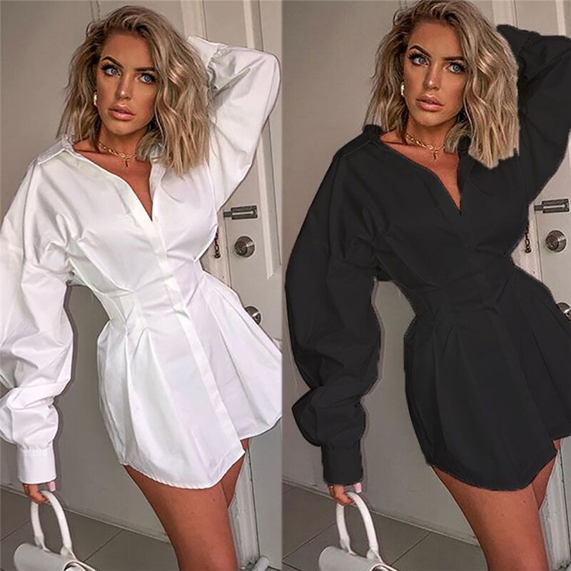 2019 autumn new Fashion Women Blouse Shirt Dress Casual Long Sleeve Lapel Blouse Tops Office Lady Elegant Shirts Female Blusas 2019 autumn new Fashion Women Blouse Shirt Dress Casual Long Sleeve Lapel Blouse Tops Office Lady Elegant Shirts Female Blusas