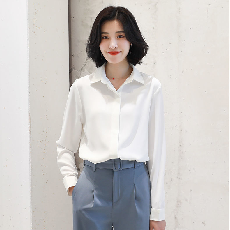 Autumn Fashion Button Up Shirt Vintage Blouse Women White Casual Office Lady Long Sleeves Female Loose Street Shirts Clothes Top Autumn Fashion Button Up Shirt Vintage Blouse Women White Casual Office Lady Long Sleeves Female Loose Street Shirts Clothes Top