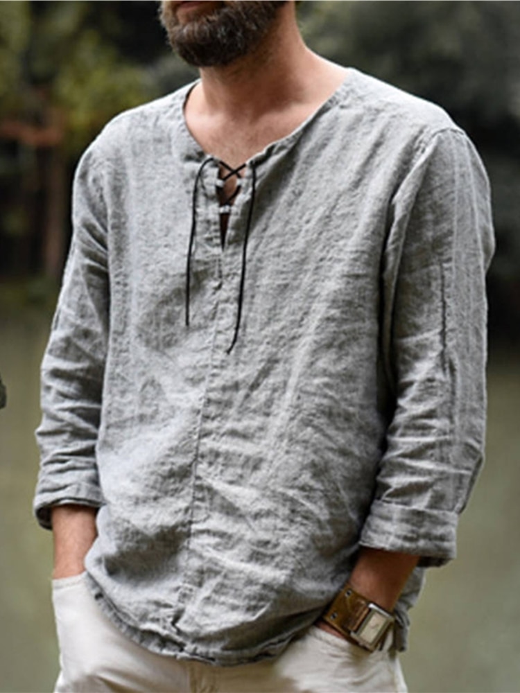 2021 Men’s shirt Camisa Summer long sleeve Cotton And Linen Male Blouse Top New Style Comfortable Men Beggar Shirt M-3XL 2021 Men's shirt Camisa Summer long sleeve Cotton And Linen Male Blouse Top New Style Comfortable Men Beggar Shirt M-3XL