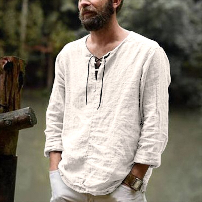 2021 Men's shirt Camisa Summer long sleeve Cotton And Linen Male Blouse Top New Style Comfortable Men Beggar Shirt M-3XL 2021 Men's shirt Camisa Summer long sleeve Cotton And Linen Male Blouse Top New Style Comfortable Men Beggar Shirt M-3XL