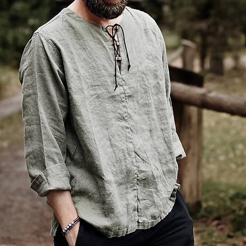 2021 Men's shirt Camisa Summer long sleeve Cotton And Linen Male Blouse Top New Style Comfortable Men Beggar Shirt M-3XL 2021 Men's shirt Camisa Summer long sleeve Cotton And Linen Male Blouse Top New Style Comfortable Men Beggar Shirt M-3XL