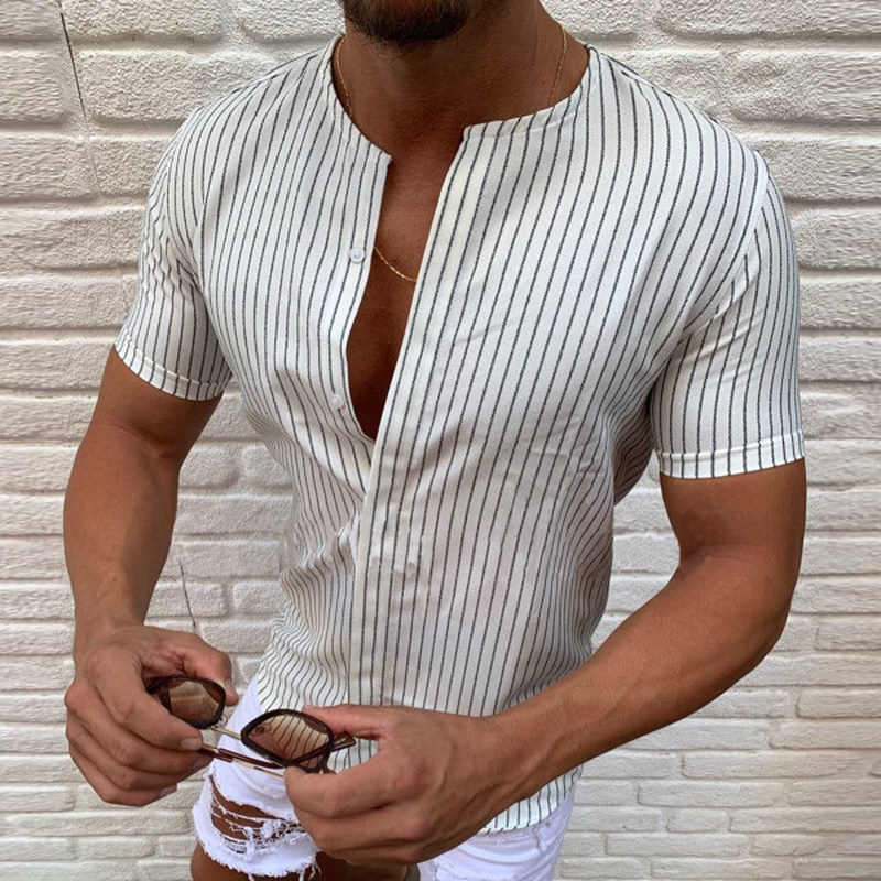 Shirts for Men Stripped Short Sleeve Tops Summer 2021 Mens Fashion Clothing Trends Casual Slim FIt Button Down Top Shirt Shirts for Men Stripped Short Sleeve Tops Summer 2021 Mens Fashion Clothing Trends Casual Slim FIt Button Down Top Shirt