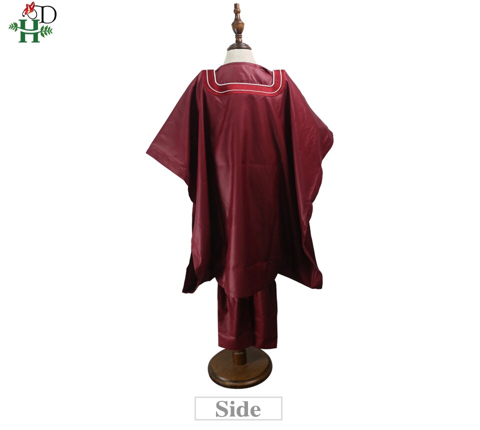 H&D No Cap African Children Clothes Dashiki Shirt Pant 3 Pieces Set Son Boy Suits 2021 South Africa Kids Red Clothing TZ3062 H&D No Cap African Children Clothes Dashiki Shirt Pant 3 Pieces Set Son Boy Suits 2021 South Africa Kids Red Clothing TZ3062