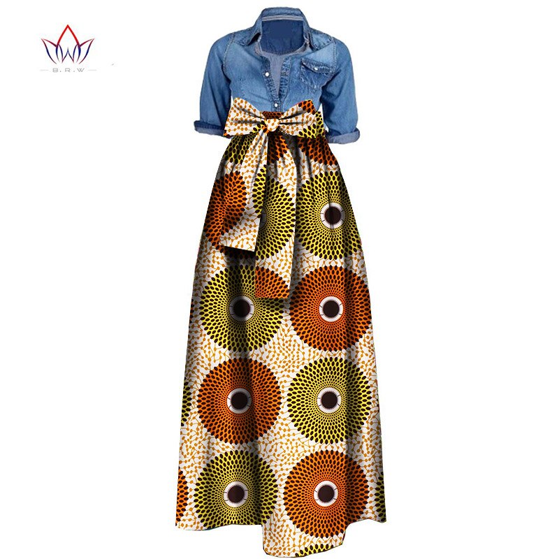 Summer Woman Long Maxi Skirt For Women African Dashiki For Women Bazin Riche Robe Longue Femme Plus Size Skirt Natural Wy1036 Summer Woman Long Maxi Skirt For Women African Dashiki For Women Bazin Riche Robe Longue Femme Plus Size Skirt Natural Wy1036