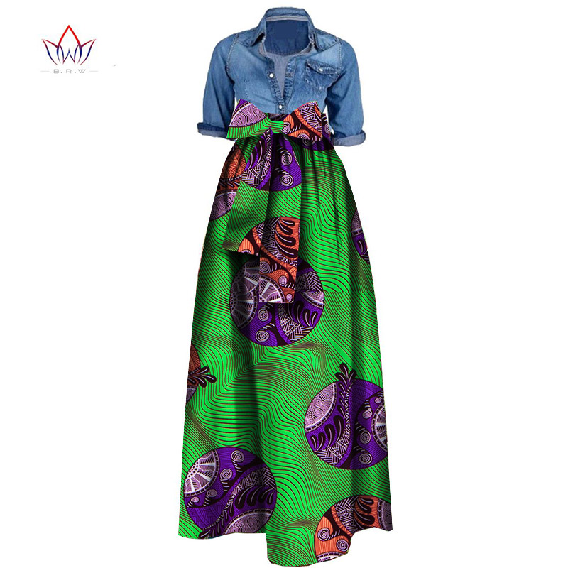 Summer Woman Long Maxi Skirt For Women African Dashiki For Women Bazin Riche Robe Longue Femme Plus Size Skirt Natural Wy1036 Summer Woman Long Maxi Skirt For Women African Dashiki For Women Bazin Riche Robe Longue Femme Plus Size Skirt Natural Wy1036