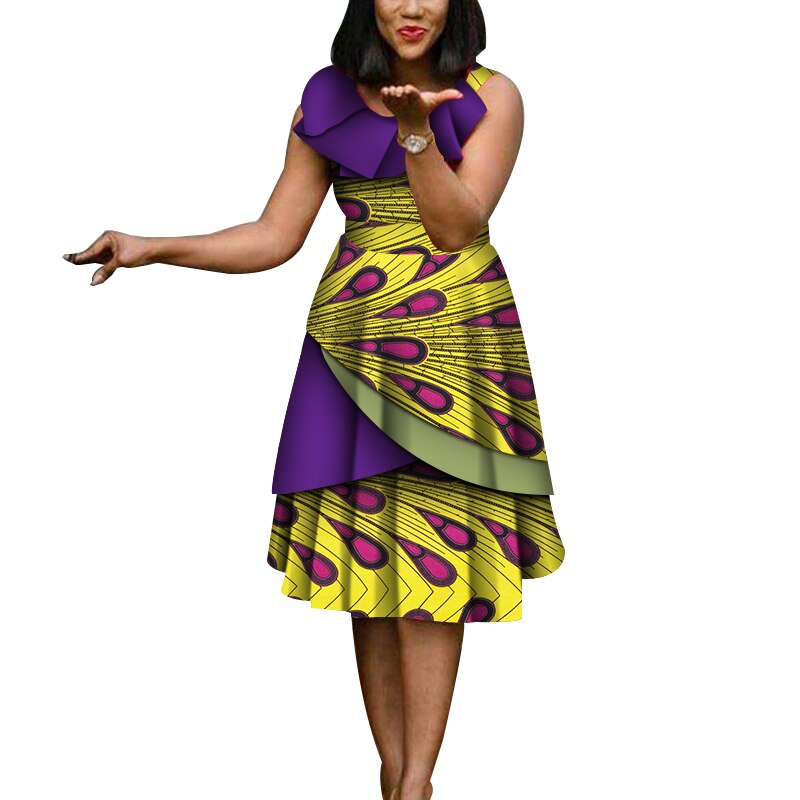 Summer Woman Long Maxi Skirt For Women African Dashiki For Women Bazin Riche Robe Longue Femme Plus Size Skirt Natural Wy1036