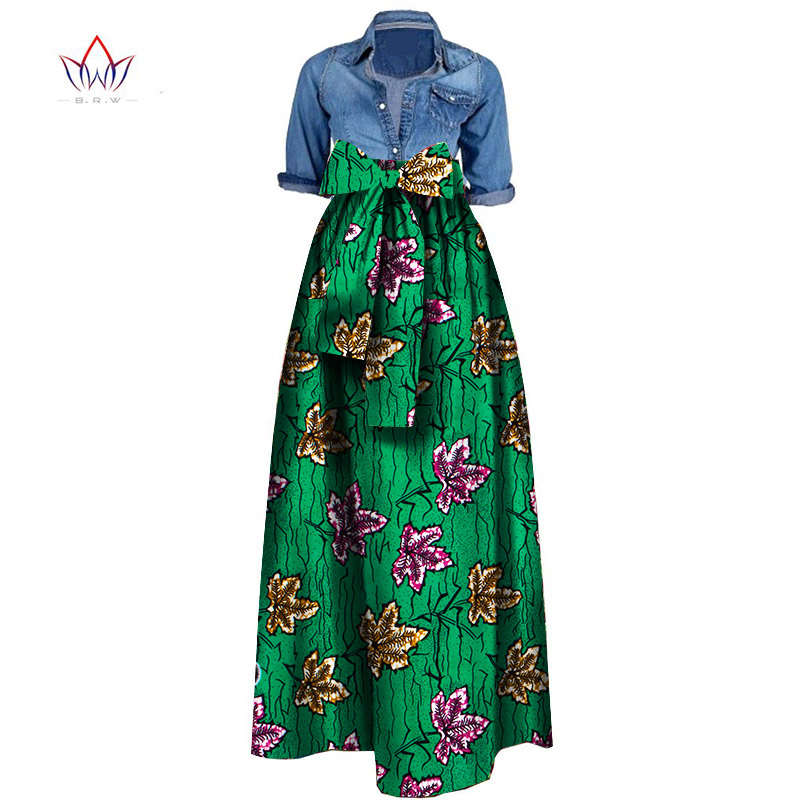 Summer Woman Long Maxi Skirt For Women African Dashiki For Women Bazin Riche Robe Longue Femme Plus Size Skirt Natural Wy1036 Summer Woman Long Maxi Skirt For Women African Dashiki For Women Bazin Riche Robe Longue Femme Plus Size Skirt Natural Wy1036