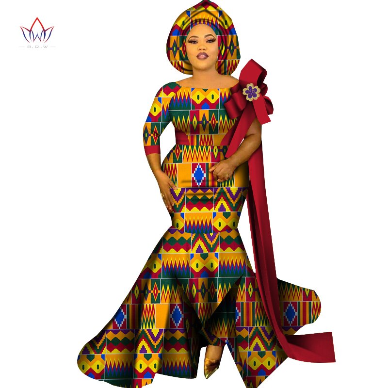 African Wedding Dresses for Women 2021 Lady Plus Size Women Dress Print o-neck Collar Short Sleeve Ladies Long Dress WY7075 African Wedding Dresses for Women 2021 Lady Plus Size Women Dress Print o-neck Collar Short Sleeve Ladies Long Dress WY7075