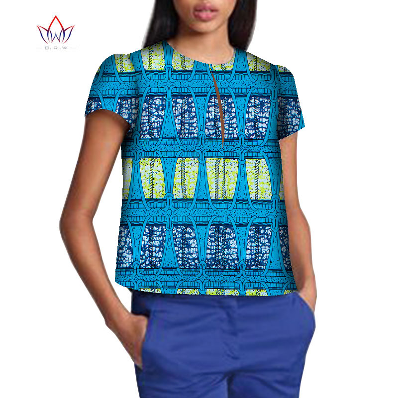 Robe Africaine Femme 2021 Women Blouse Ankara Wax Print Tops African Traditional Ladies Dashiki Clothes Plus Size T-shirt WY8499 Robe Africaine Femme 2021 Women Blouse Ankara Wax Print Tops African Traditional Ladies Dashiki Clothes Plus Size T-shirt WY8499
