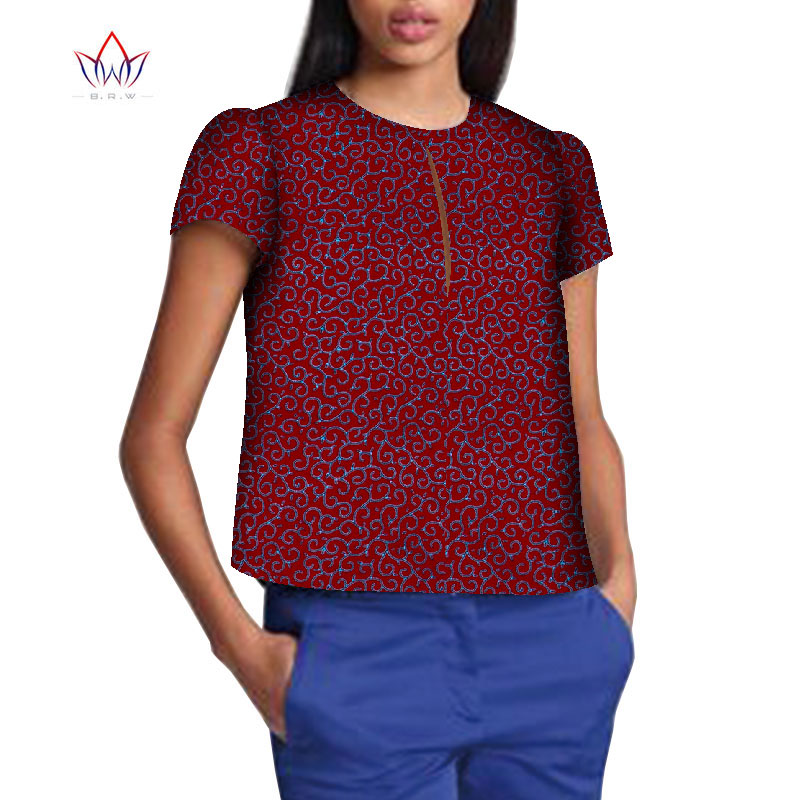 Robe Africaine Femme 2021 Women Blouse Ankara Wax Print Tops African Traditional Ladies Dashiki Clothes Plus Size T-shirt WY8499 Robe Africaine Femme 2021 Women Blouse Ankara Wax Print Tops African Traditional Ladies Dashiki Clothes Plus Size T-shirt WY8499