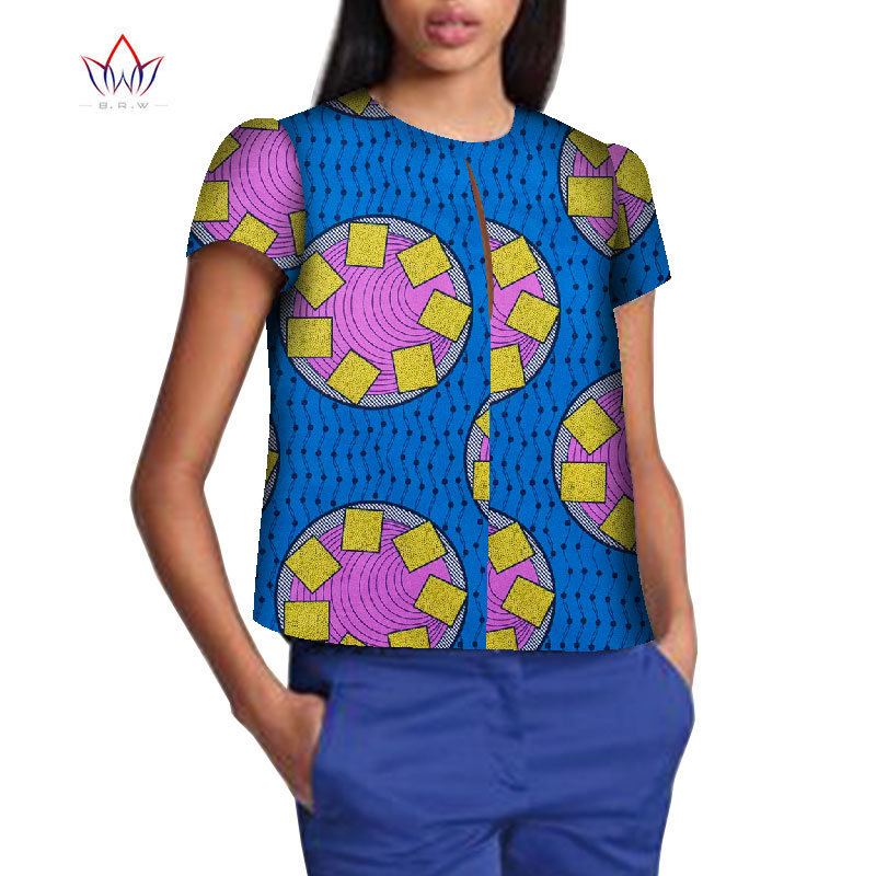 Robe Africaine Femme 2021 Women Blouse Ankara Wax Print Tops African Traditional Ladies Dashiki Clothes Plus Size T-shirt WY8499 Robe Africaine Femme 2021 Women Blouse Ankara Wax Print Tops African Traditional Ladies Dashiki Clothes Plus Size T-shirt WY8499