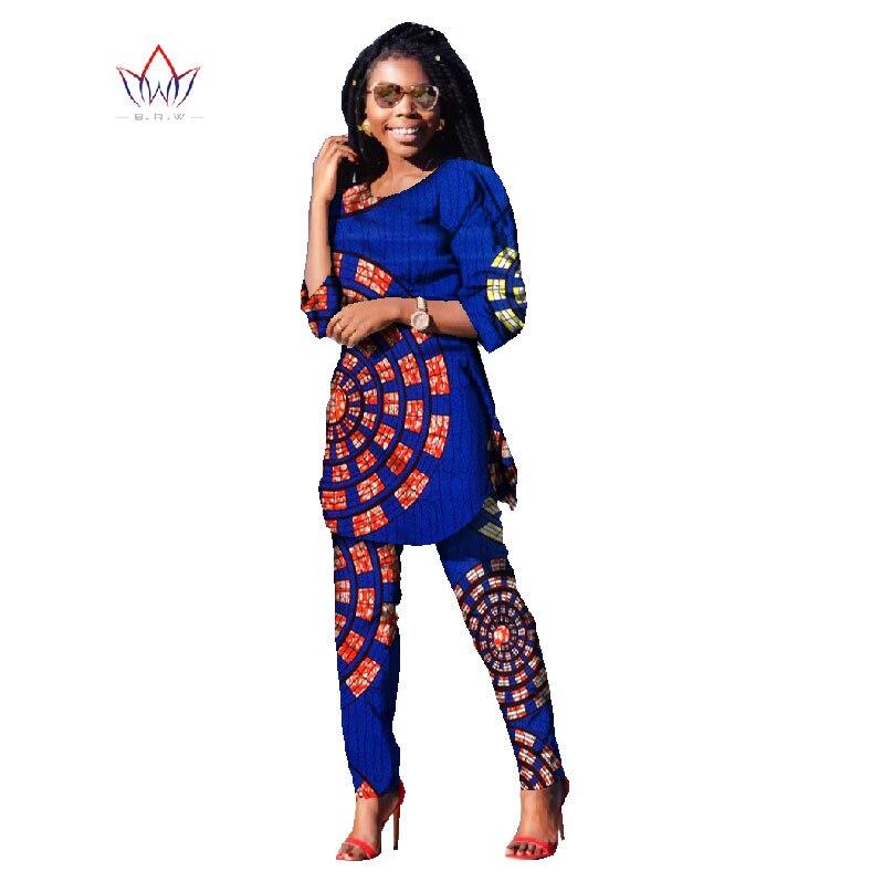 2020 Spring Two Piece Casual Set Wax Top And Pants Suits African 6xl Africa Cotton Clothing Woman Plus Size Brand Custom WY481 2020 Spring Two Piece Casual Set Wax Top And Pants Suits African 6xl Africa Cotton Clothing Woman Plus Size Brand Custom WY481