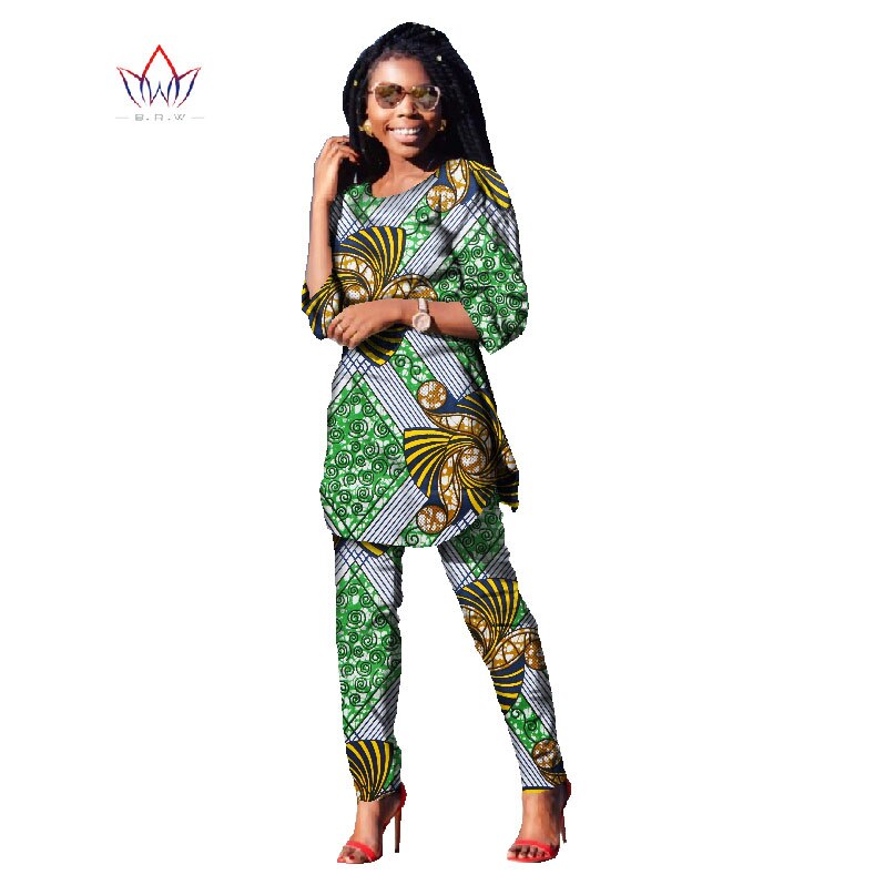 2020 Spring Two Piece Casual Set Wax Top And Pants Suits African 6xl Africa Cotton Clothing Woman Plus Size Brand Custom WY481 2020 Spring Two Piece Casual Set Wax Top And Pants Suits African 6xl Africa Cotton Clothing Woman Plus Size Brand Custom WY481