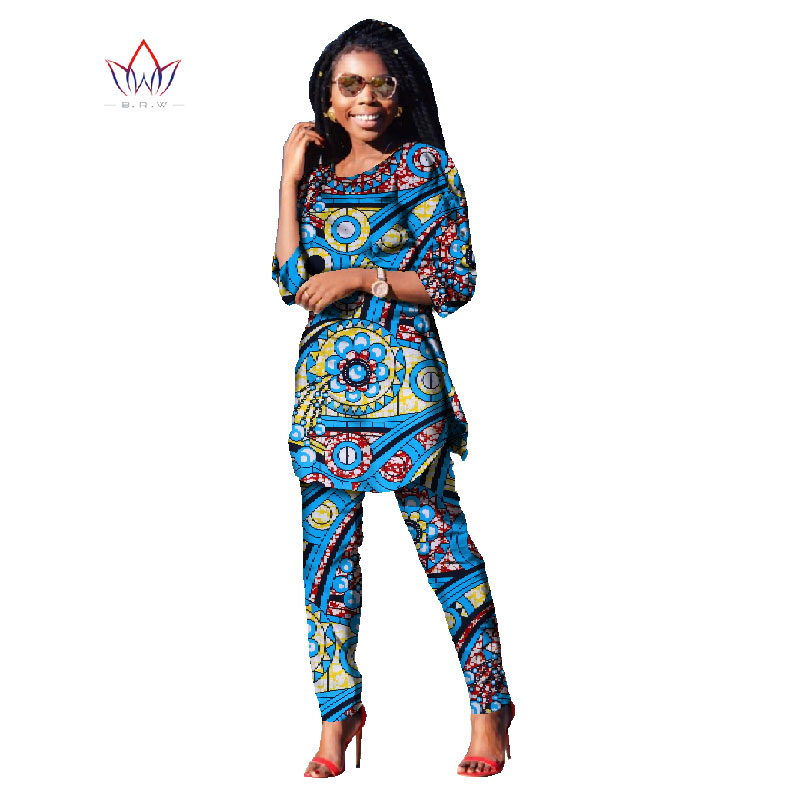 2020 Spring Two Piece Casual Set Wax Top And Pants Suits African 6xl Africa Cotton Clothing Woman Plus Size Brand Custom WY481 2020 Spring Two Piece Casual Set Wax Top And Pants Suits African 6xl Africa Cotton Clothing Woman Plus Size Brand Custom WY481
