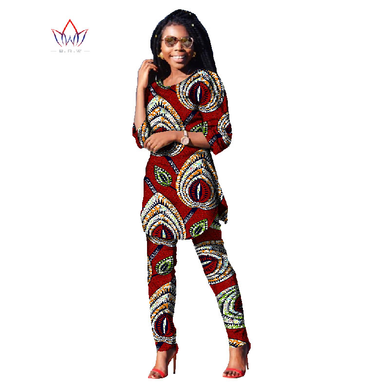 2020 Spring Two Piece Casual Set Wax Top And Pants Suits African 6xl Africa Cotton Clothing Woman Plus Size Brand Custom WY481 2020 Spring Two Piece Casual Set Wax Top And Pants Suits African 6xl Africa Cotton Clothing Woman Plus Size Brand Custom WY481
