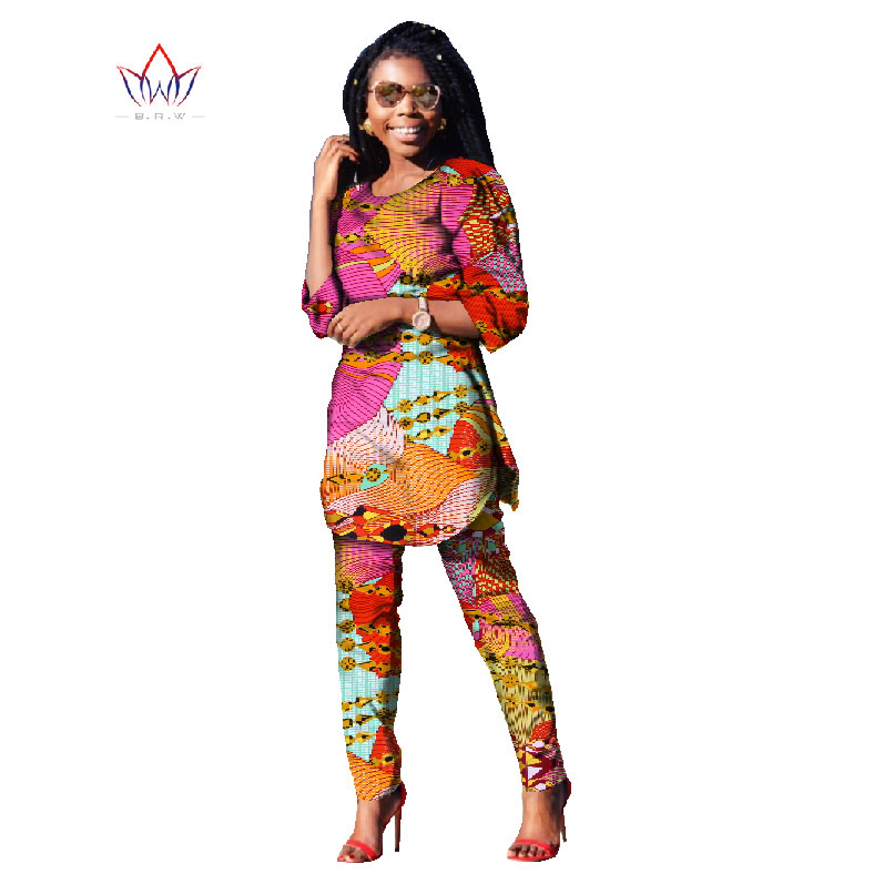 2020 Spring Two Piece Casual Set Wax Top And Pants Suits African 6xl Africa Cotton Clothing Woman Plus Size Brand Custom WY481 2020 Spring Two Piece Casual Set Wax Top And Pants Suits African 6xl Africa Cotton Clothing Woman Plus Size Brand Custom WY481