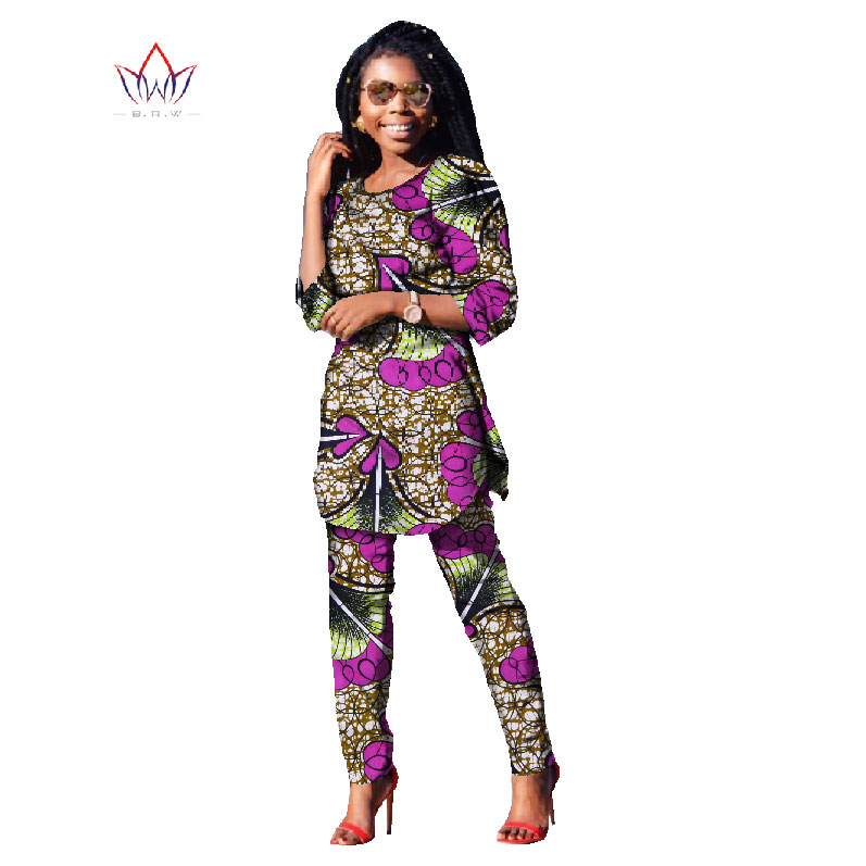 2020 Spring Two Piece Casual Set Wax Top And Pants Suits African 6xl Africa Cotton Clothing Woman Plus Size Brand Custom WY481 2020 Spring Two Piece Casual Set Wax Top And Pants Suits African 6xl Africa Cotton Clothing Woman Plus Size Brand Custom WY481
